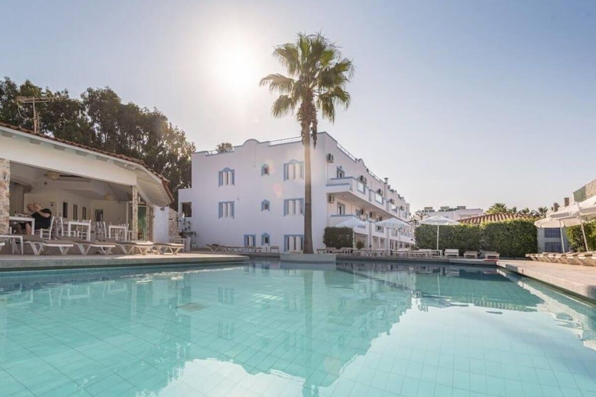 Aegean Blu Hotel & Apartments Кос Экстерьер фото